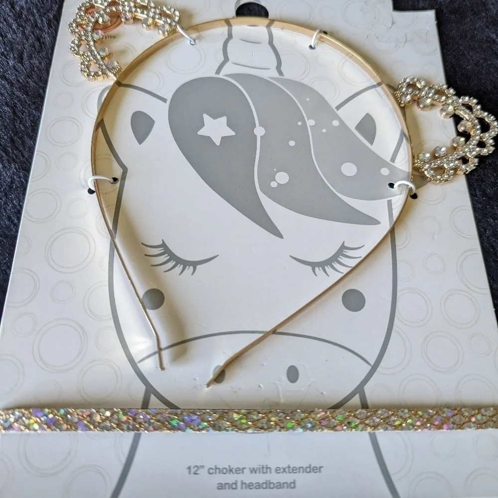 Unicorn Bling Headband Set